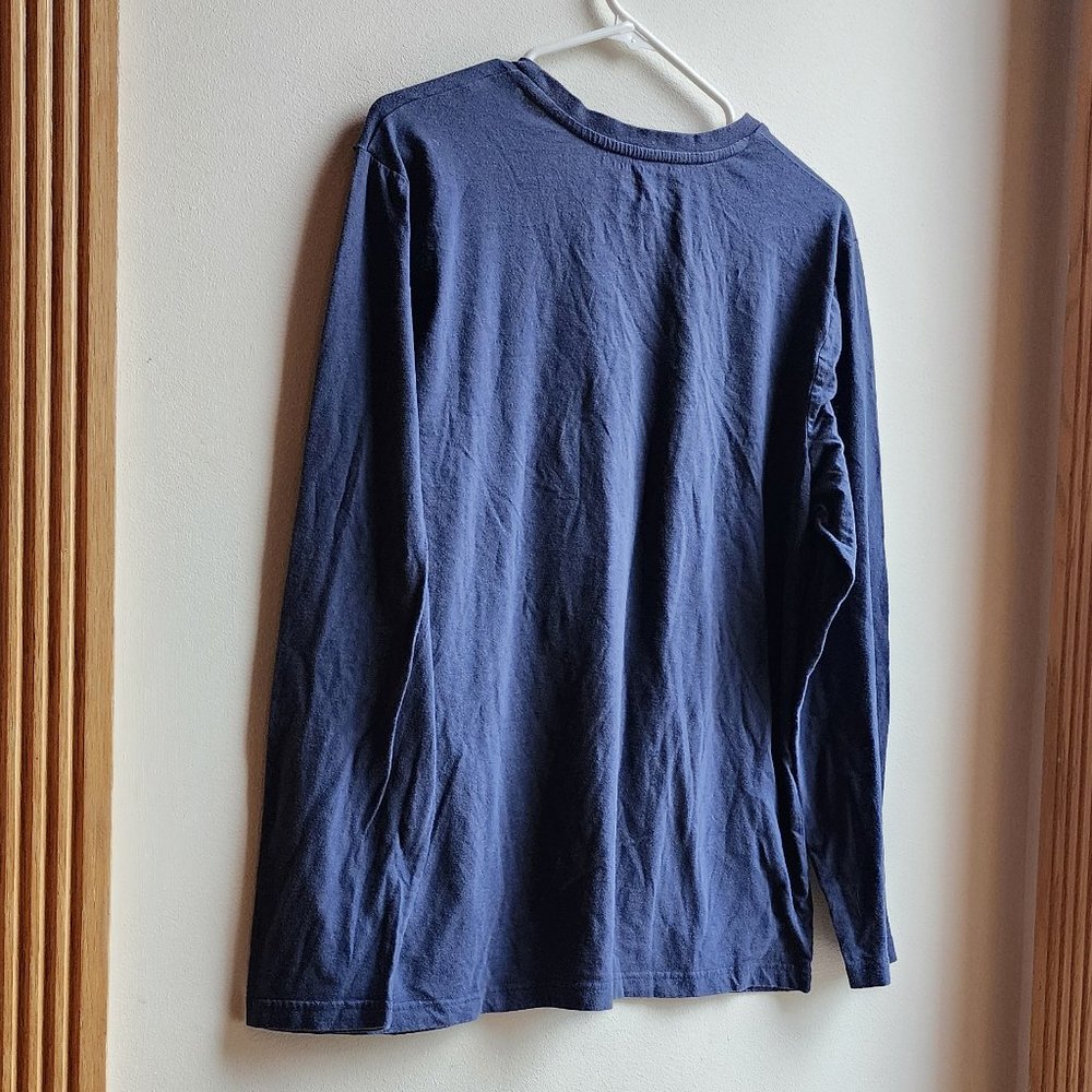 Lucky Brand Navy Blue Graphic Pajama Long Sleeve T-Shirt Size Large - Picture 8 of 12